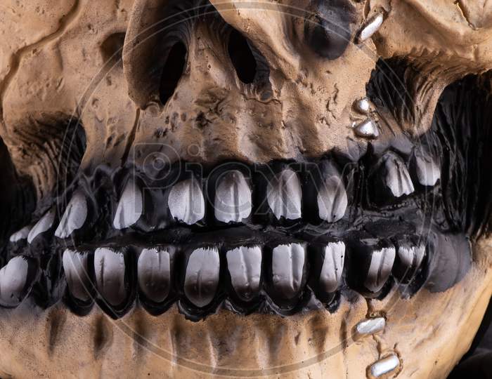Mouth Mask Close Up For Halloween Scares