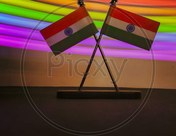 Graphic Flag Photo Of India.