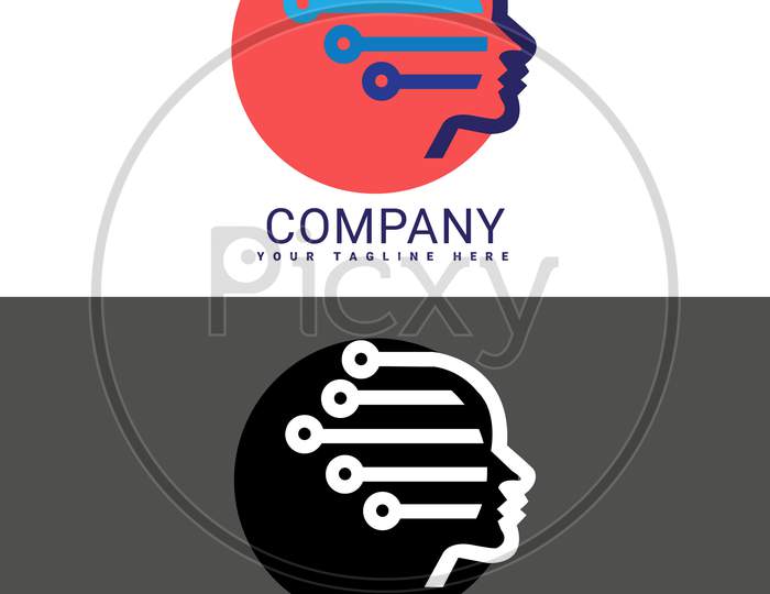 Human Vision Logo Template Design