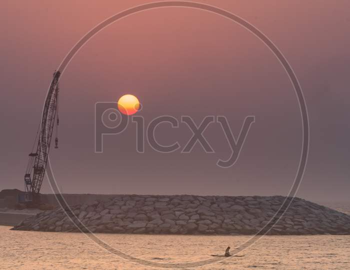 Sunset View Dubai Beach