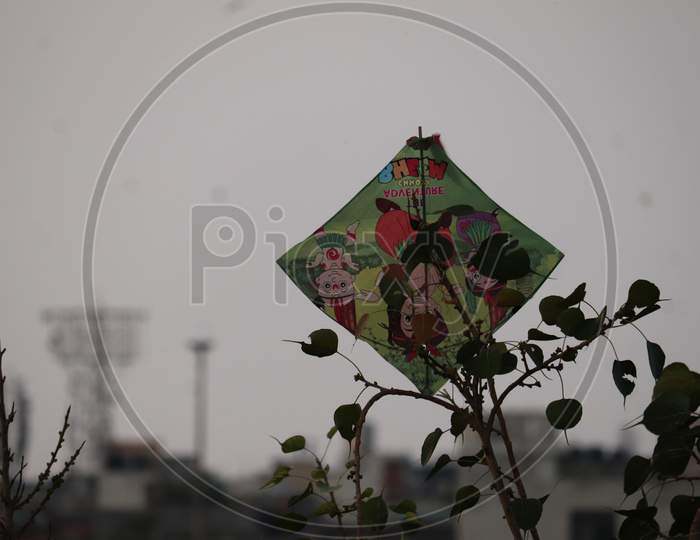 Kite, Sky, Tower, Delhi