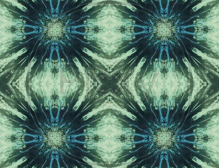 Abstract Seamless Tie-Dye Repet Background