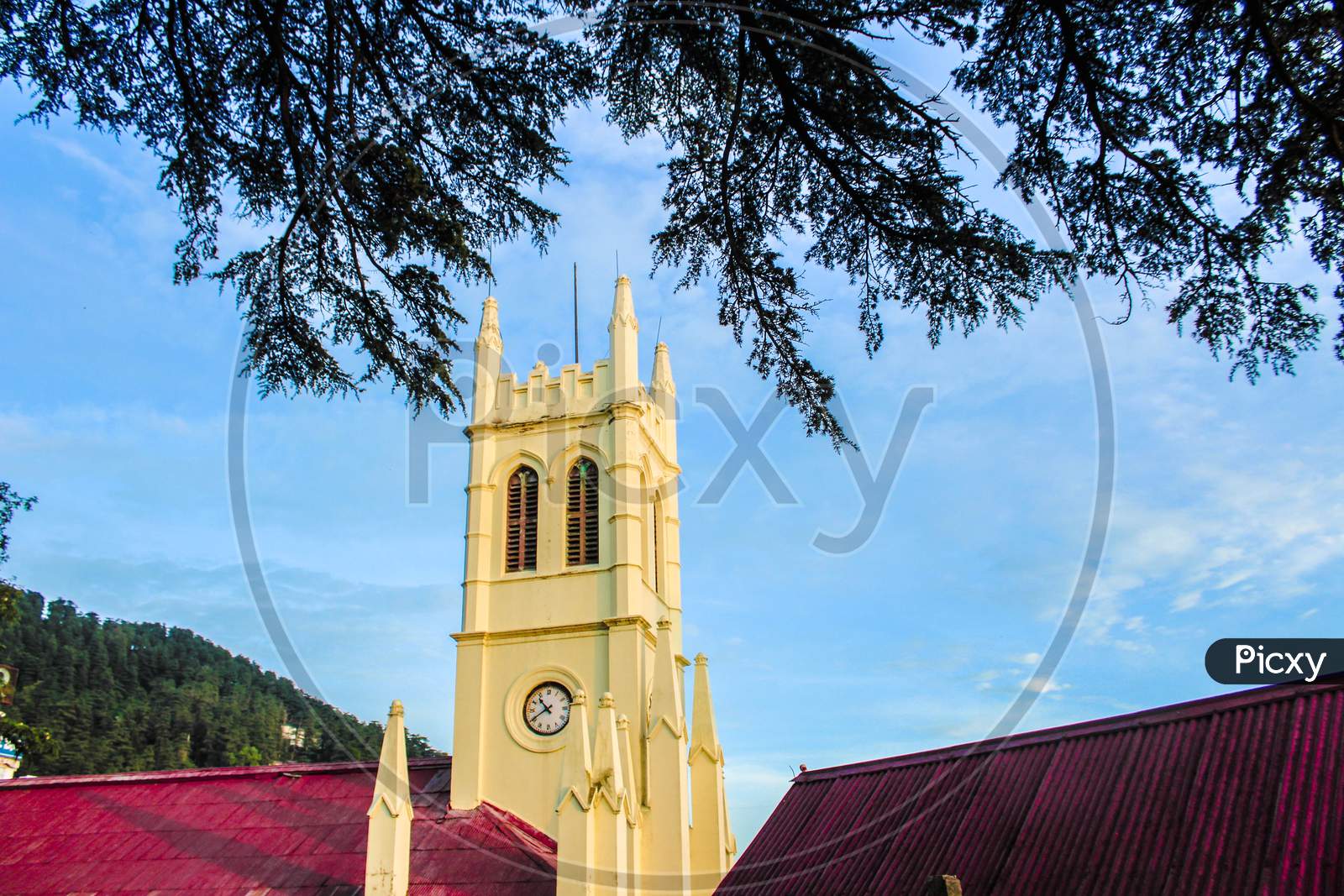 Church on ridge maidan shimla