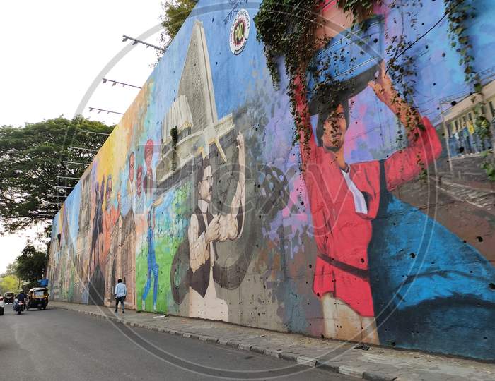 Grafitti wall
