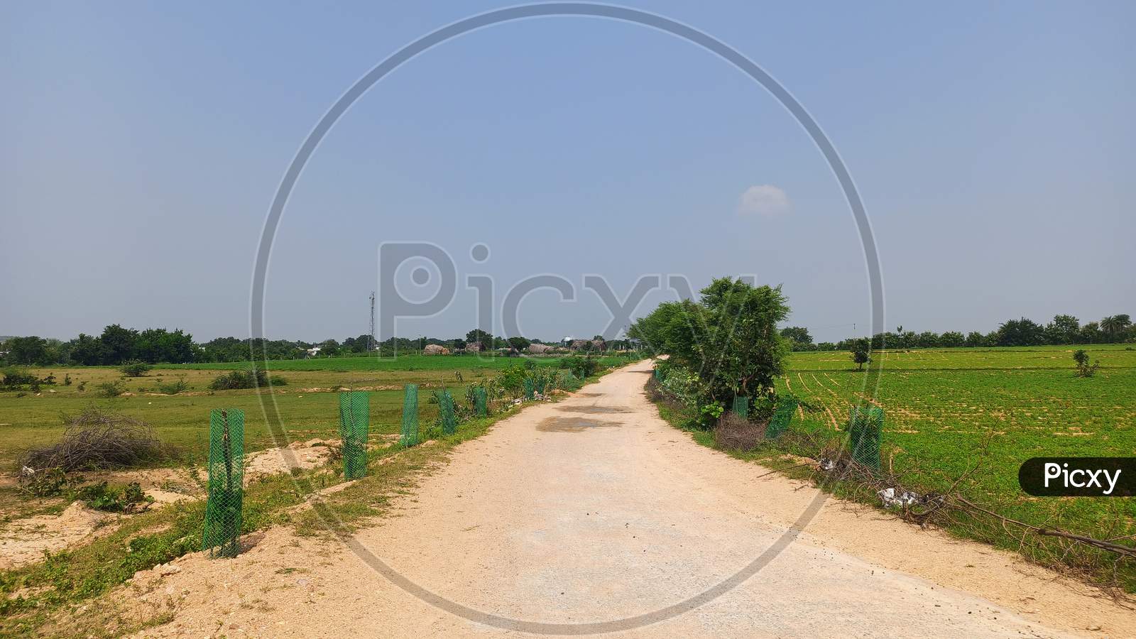 Way To Gopaldinne Village Wanaparthy Telangana India