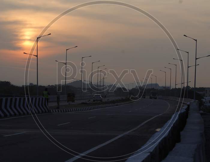 New NH-163 (old NH 202) warangal to hyderabad concrete pavement road