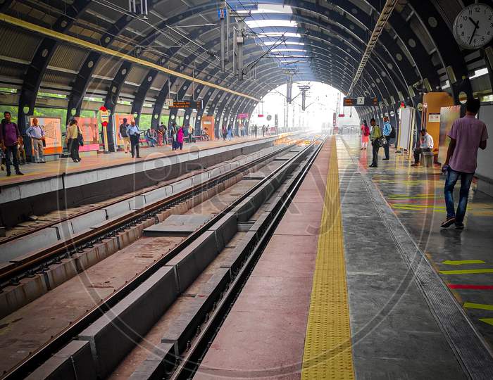 Delhi metro station