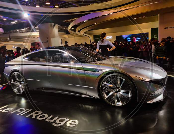 Super car at Auto Expo 2020