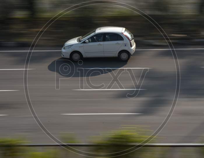 over speeding cars on Outer Ring Road, Hyderabad