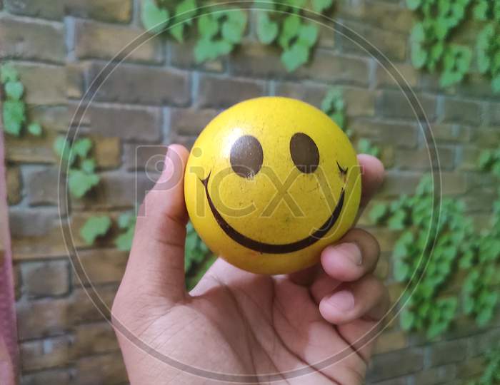 Smile soccer ball
