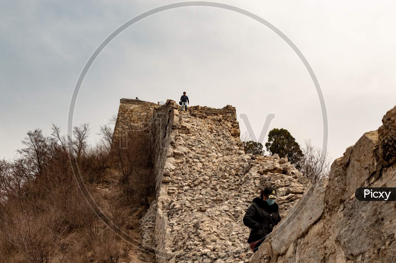 Jiankou, Unrestored Section Of The Great Wall Of China In The Huairou District