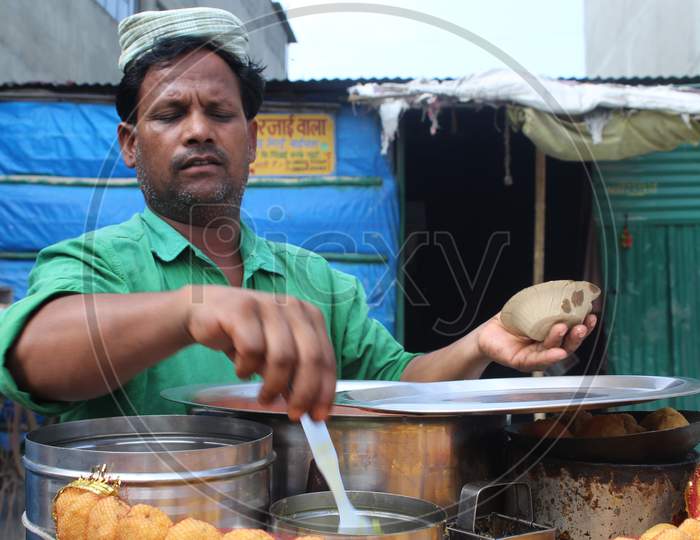 Indian Street Food Seller