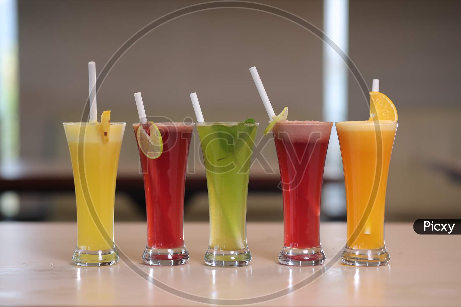 Colourfull juices