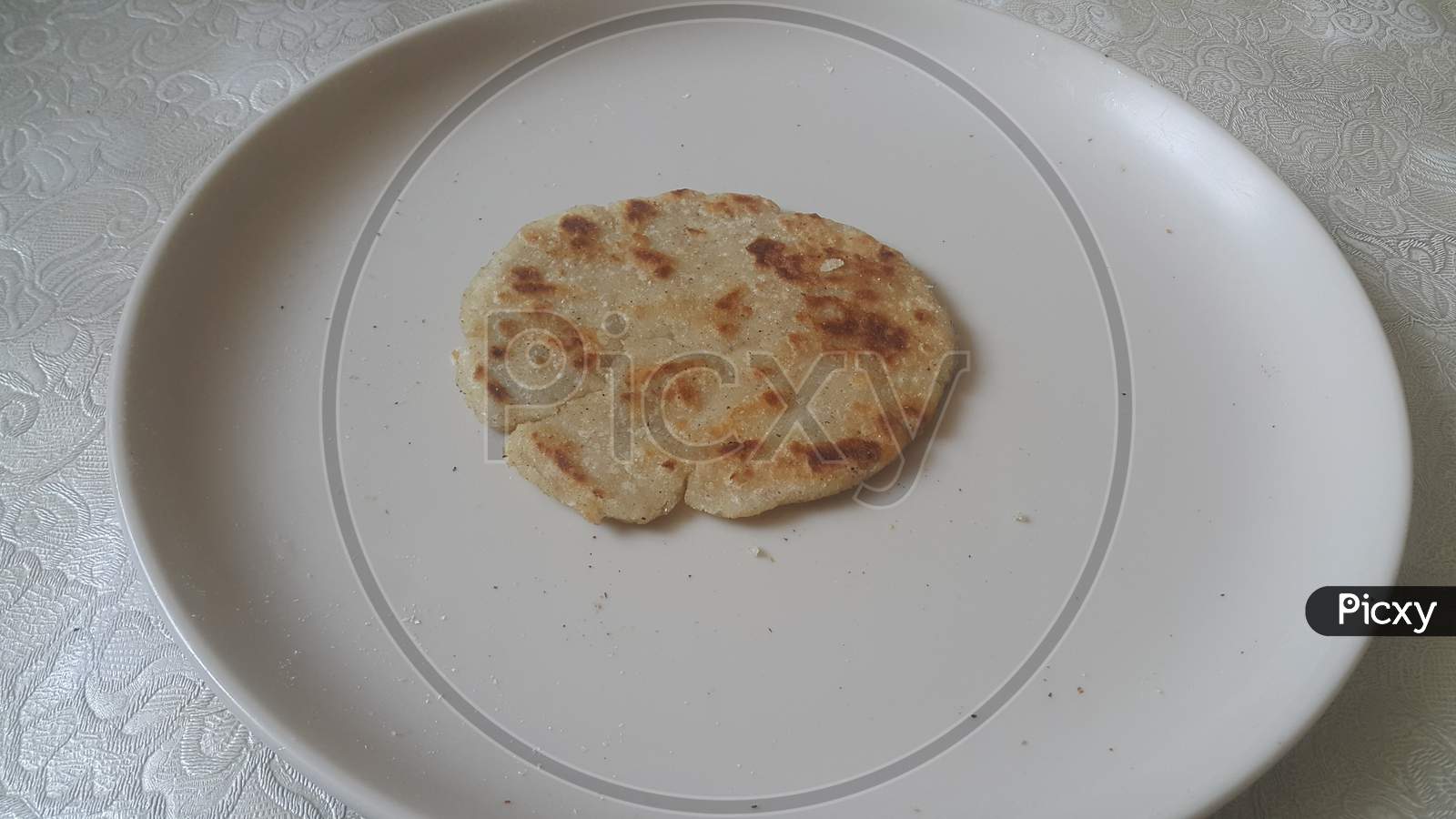 Closeup View Of Of Traditional Home Made Bread Called Jawar Roti Or Bhakri