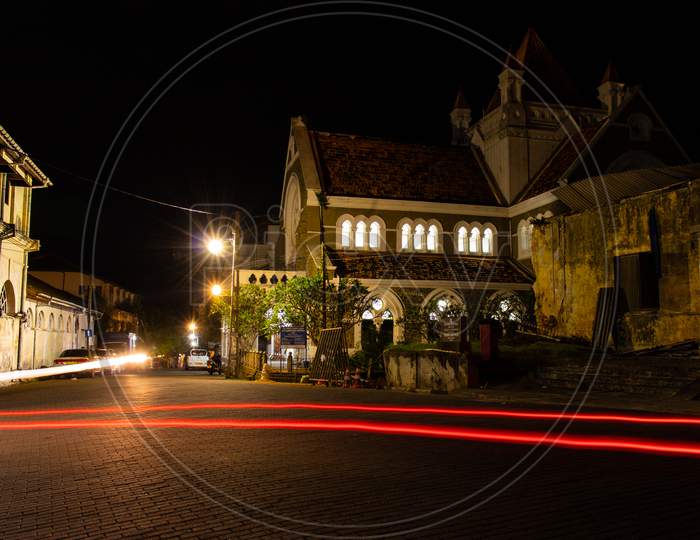 Long Exposure Street Photograph In Galle Fort