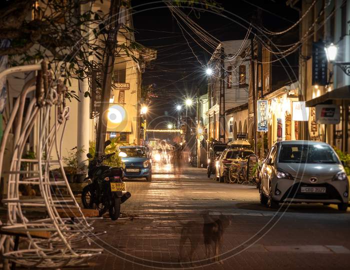 Galle Fort Night Long Exposure Street Photography