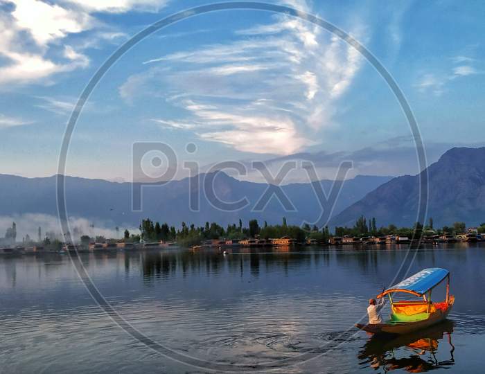Shikara in Dal Lake- Kashmir