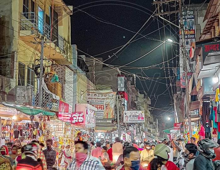 Market in Diwali