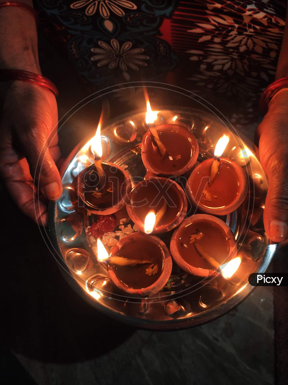 diwali diya at home