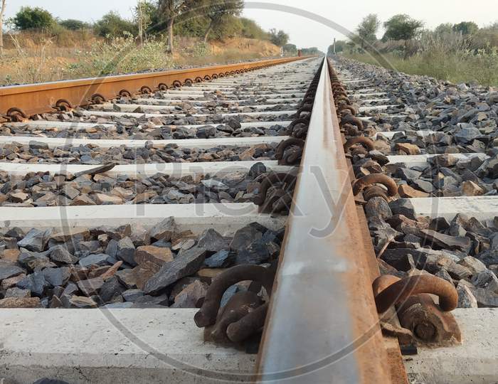 A railway track