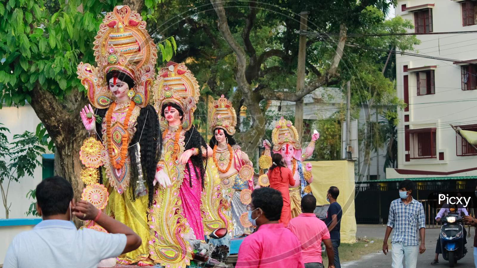 Durga Puja Bengali Festival Bisharjan