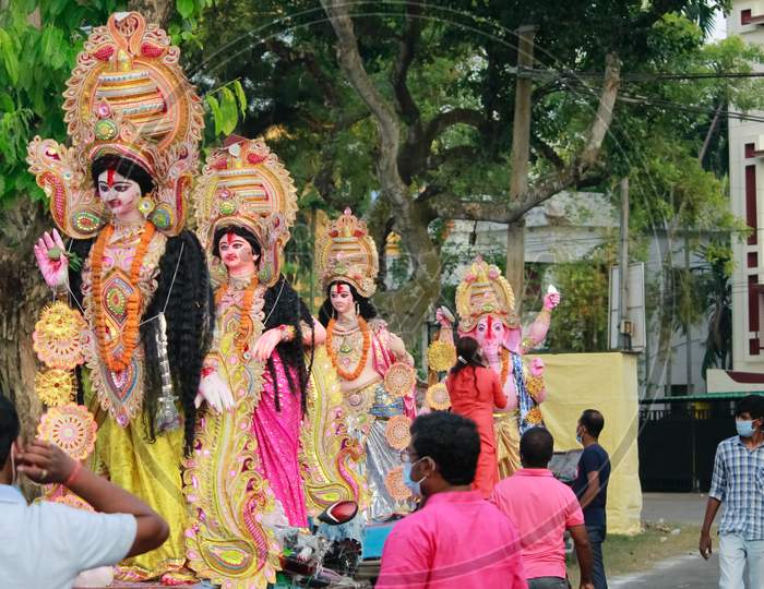 Durga Puja Bengali Festival Bisharjan