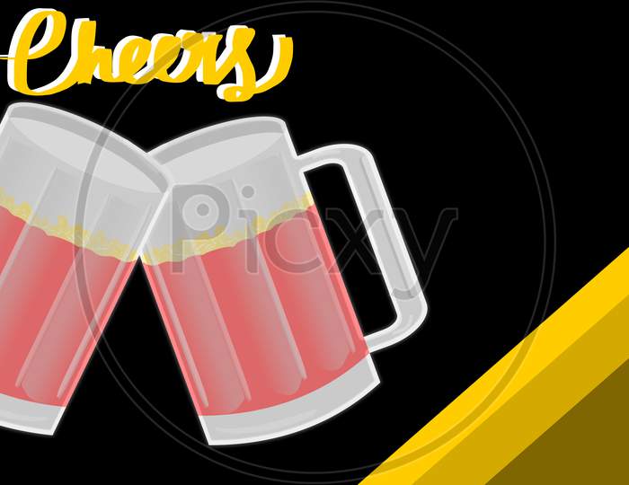 CHEERS DRINKS BACKGROUND