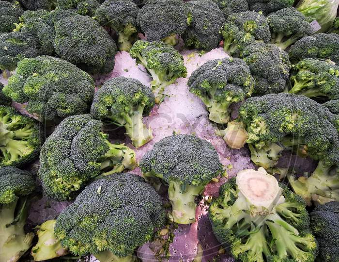 Broccoli is an edible green plant in the cabbage family whose large flowering head.
