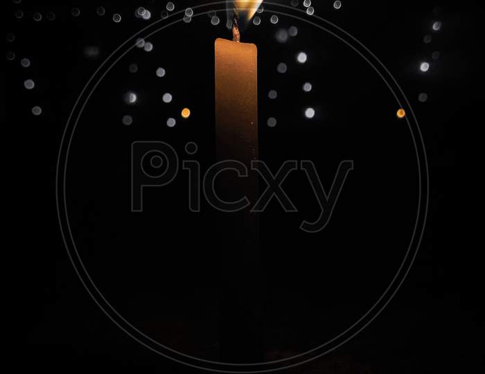 Diwali candle photo.