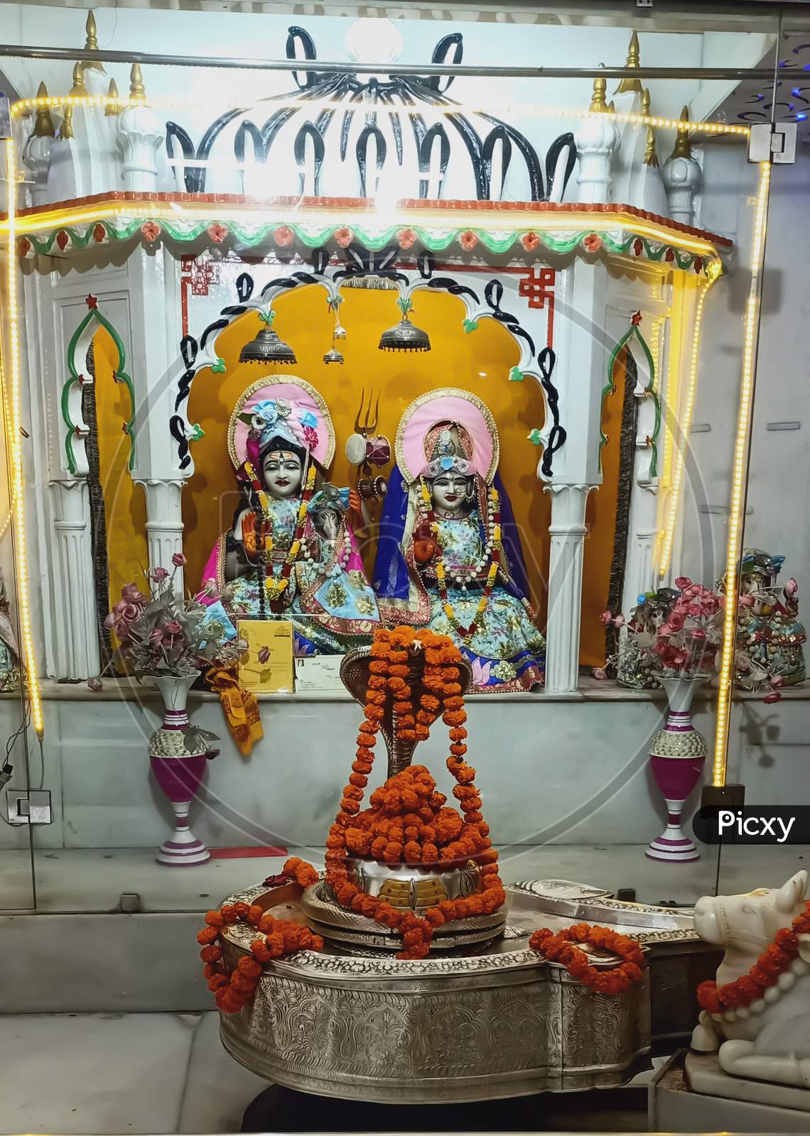 Image of Most beautiful temple of shive ji Parvati ji baba vishwanath ...