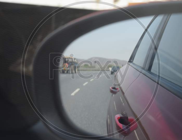 car sideview mirror