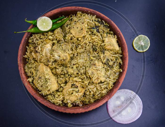 Chicken Biryani with spicy