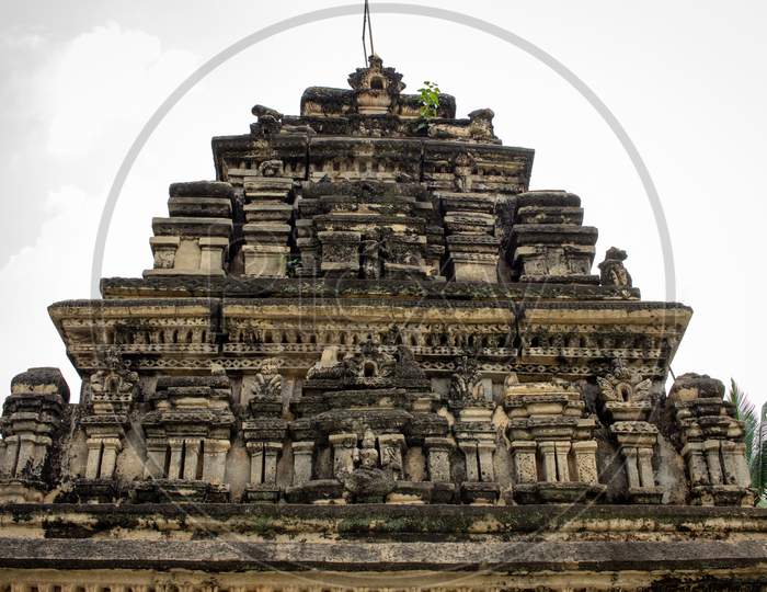 Beautiful Ancient Temple Towers, Avani, Karnataka, India