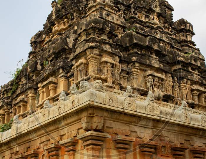 Beautiful Ancient Temple Towers, Avani, Karnataka, India