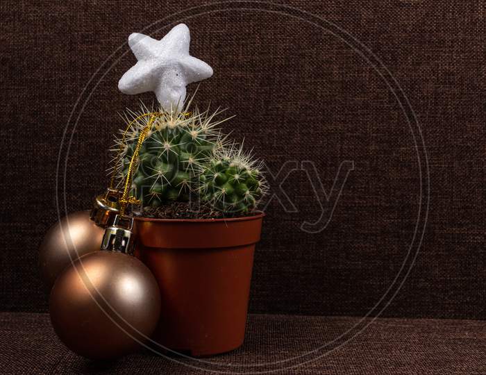 Christmas Cactus Tree, Holiday Decoration