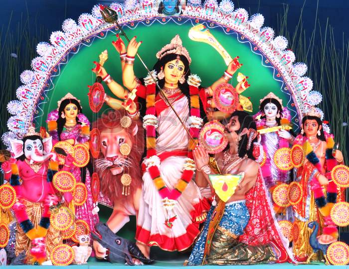 Complete image of Durga Maa.