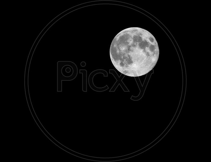 Full Moon on a dark night