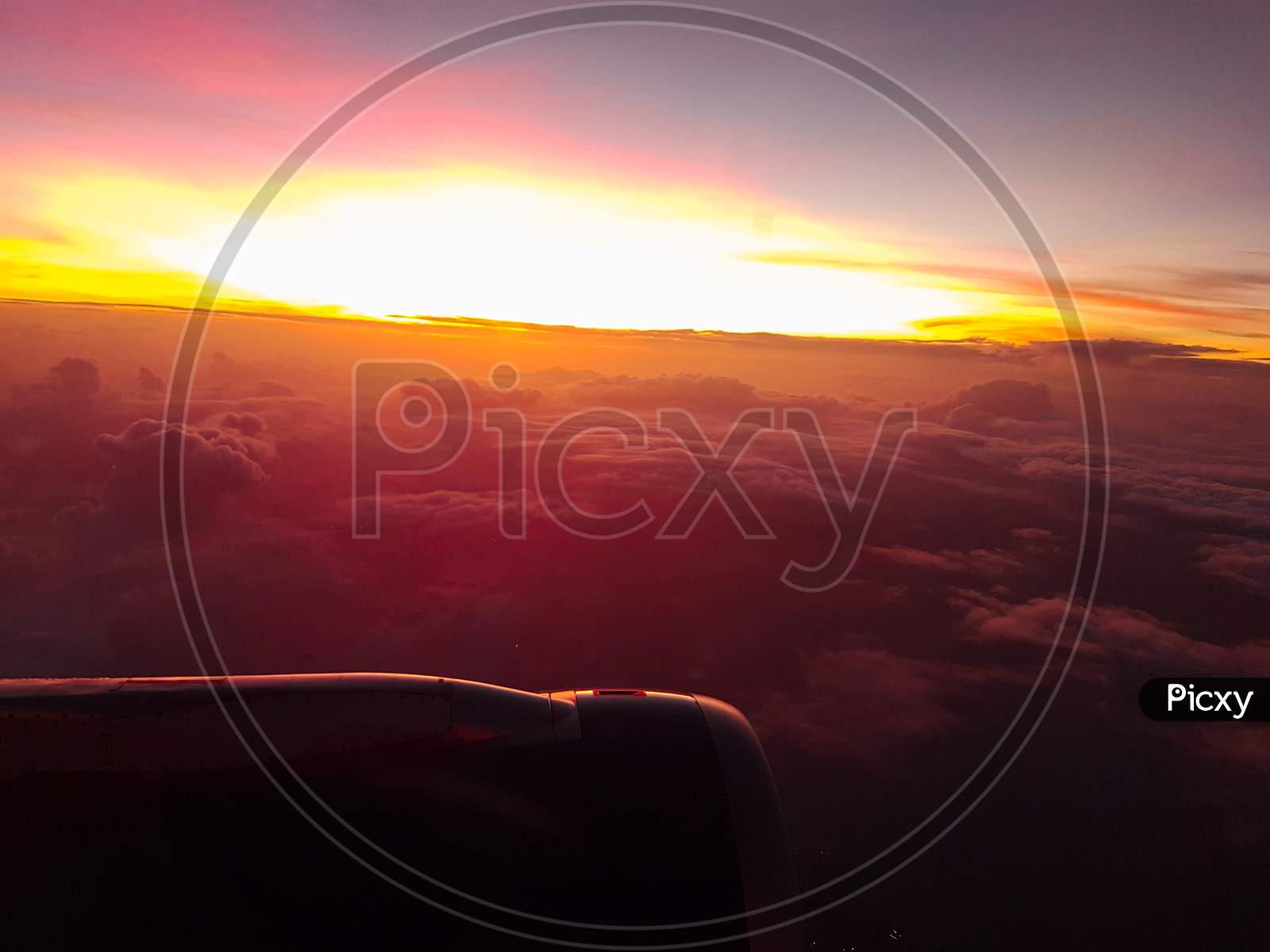 Sunrise view from Flight