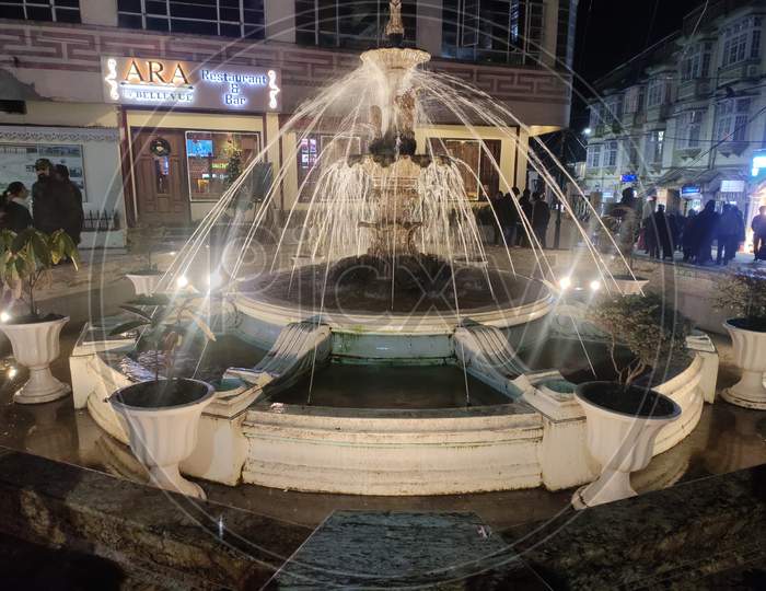 Mall Market Beautiful Fountain