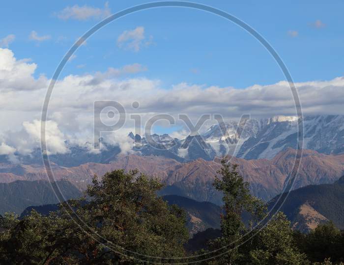 Nature click and mountains view Uttarakhand india