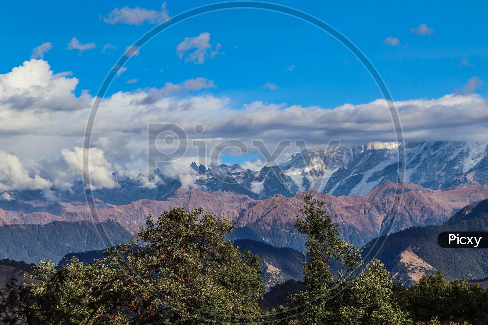 Uttarakhand hill and scenic view