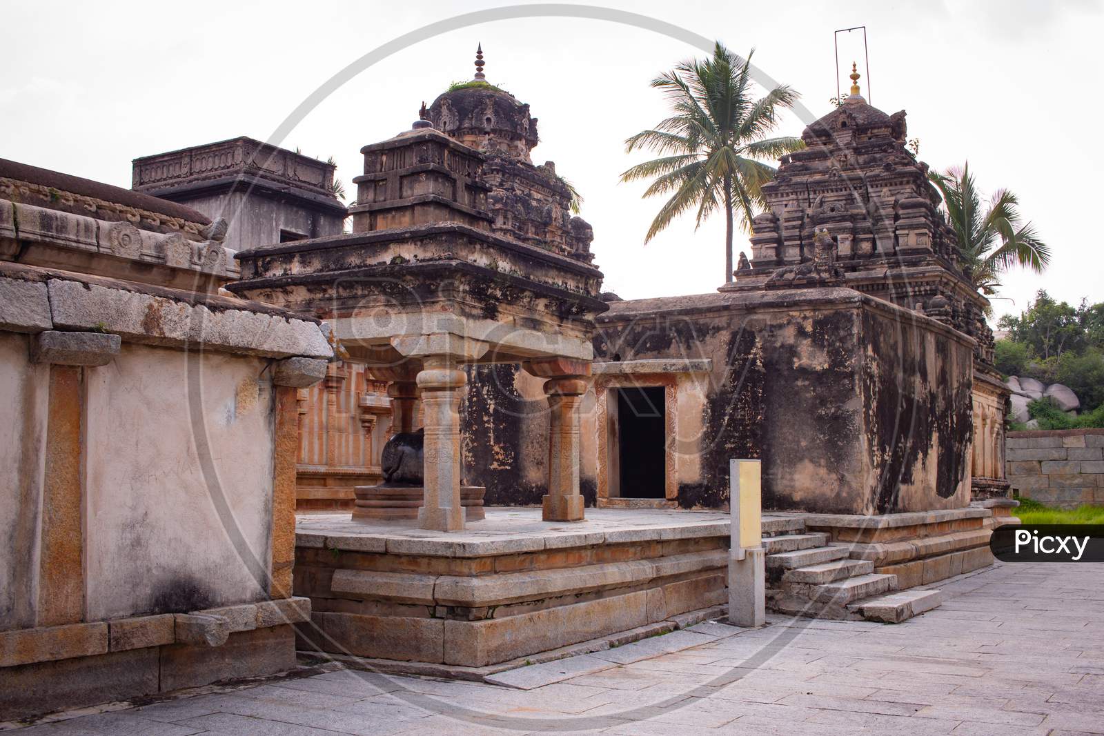Beautiful Ancient And Historical Temple In Avani, Karnataka, India