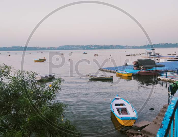Upper lake boat club, Bhopal.