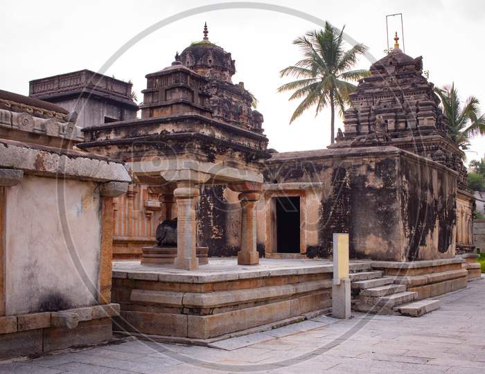 Beautiful Ancient And Historical Temple In Avani, Karnataka, India