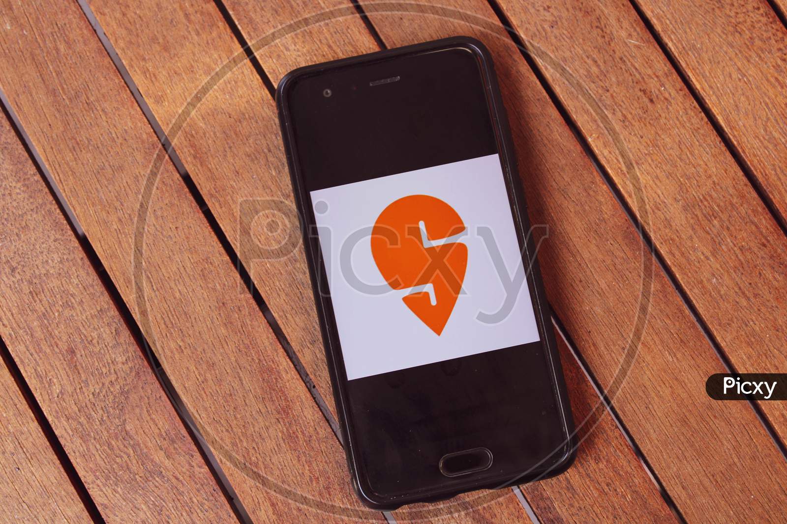 Swiggy App Orange Indian Startup Delivery