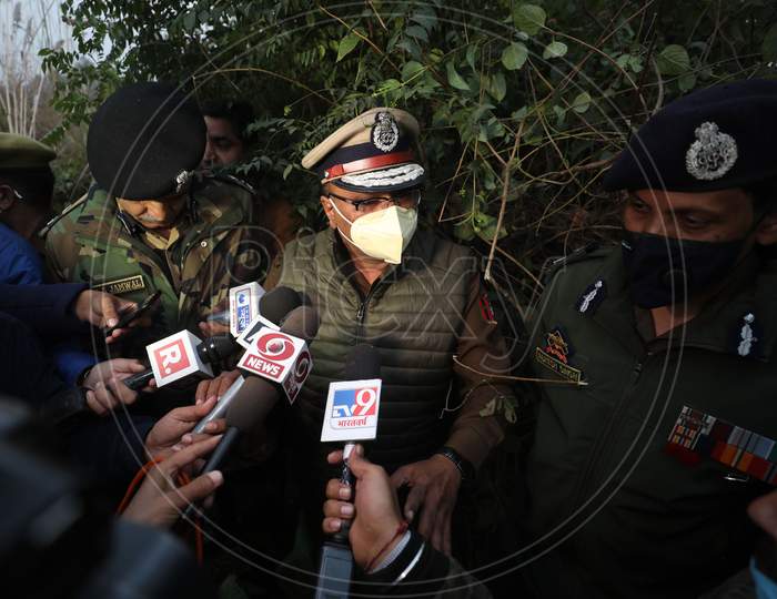 An underground tunnel near the international border in Samba sector, suspected to have been used by terrorists killed in a recent encounter in Nagrota, in Jammu district, Sunday, Nov. 22, 2020.