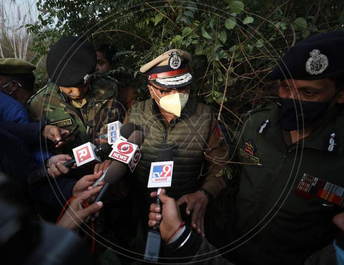 An underground tunnel near the international border in Samba sector, suspected to have been used by terrorists killed in a recent encounter in Nagrota, in Jammu district, Sunday, Nov. 22, 2020.