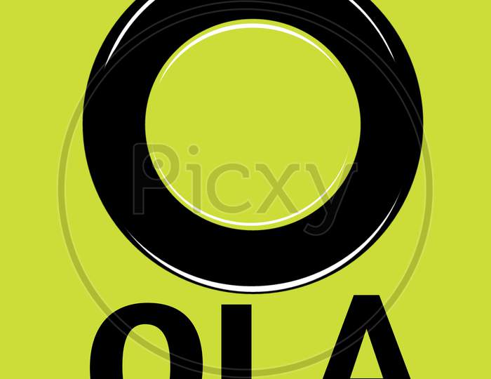 Ola Cabs Logo With Color Full Background.