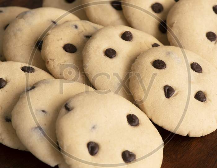 Indian tasty and crispy cookies called nankhatai