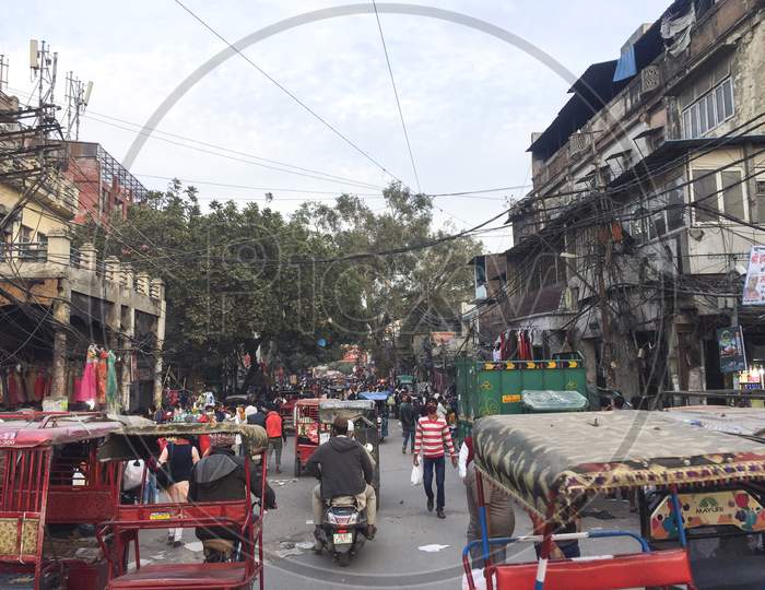 indian open market Sadar Bazar delhi after covid 19 lockdown on 22nd nov 2020